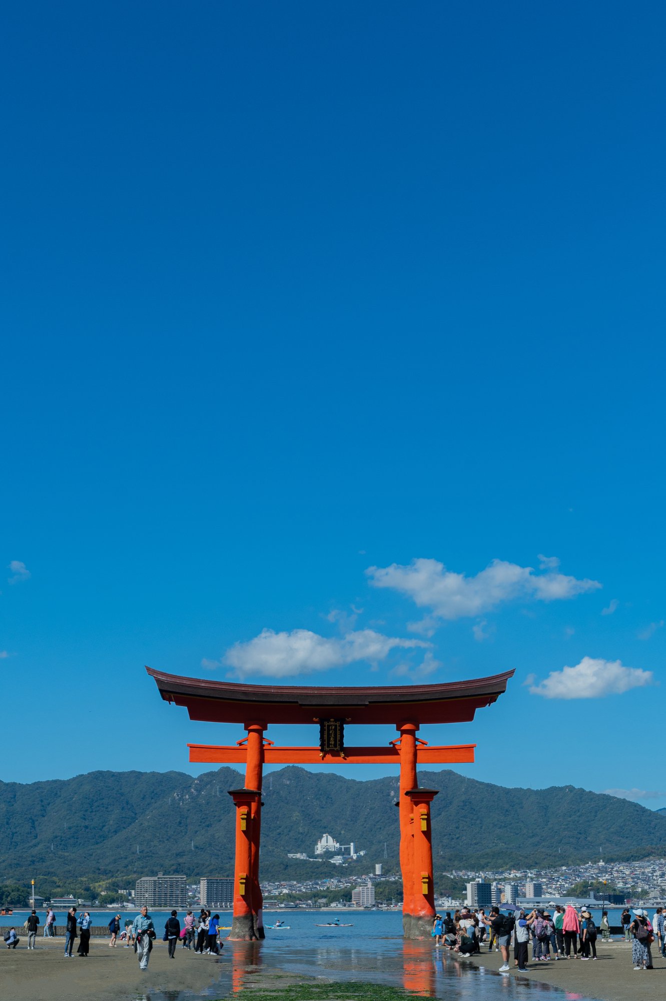 photo du torii de Miyajima